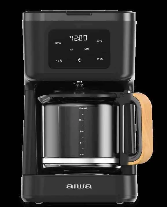 AIWA 12-Cup Programmable Coffee Maker front view