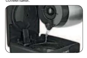 Filling the water reservoir