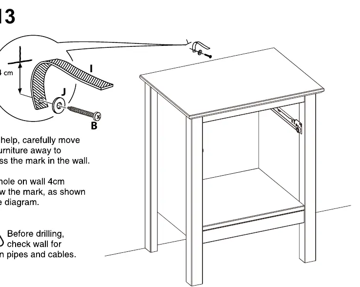 Wall mounting procedure