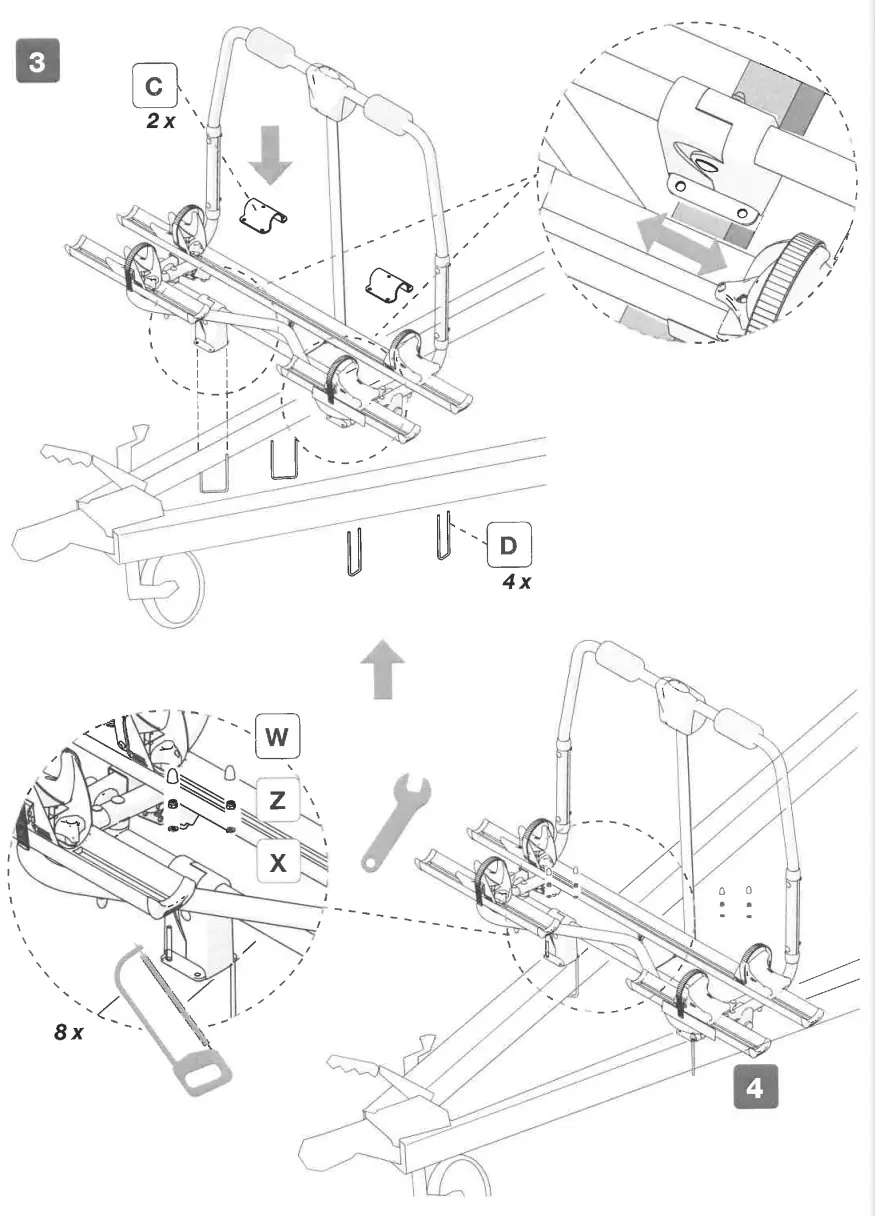 Assembly steps 3 and 4
