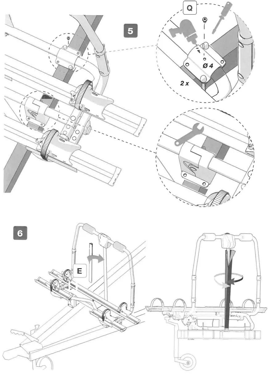 Assembly steps 5 and 6
