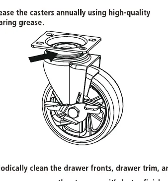 Caster maintenance