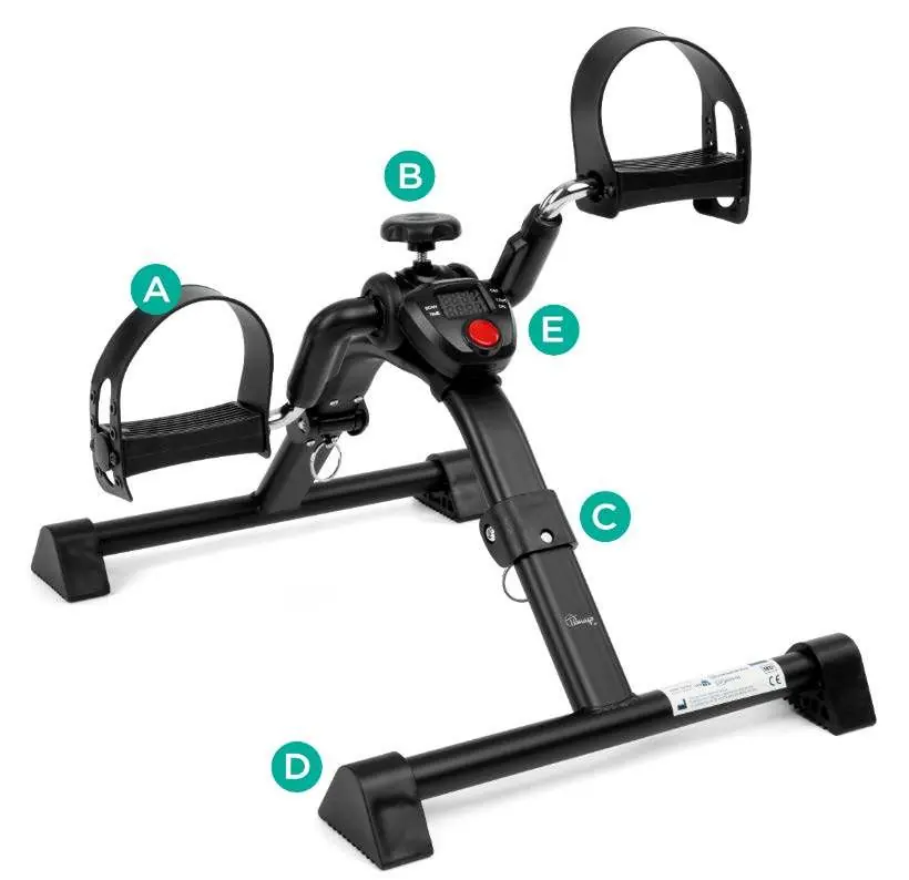 Components of the pedal exerciser