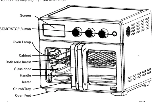Toaster Oven components and accessories