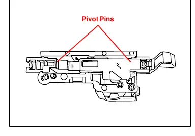 Pivot pin alignment