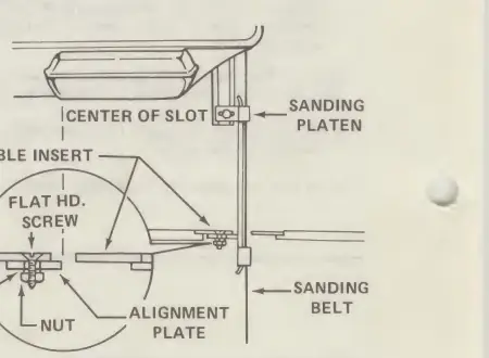 Installing the sanding attachment