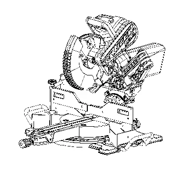 Main components of the miter saw