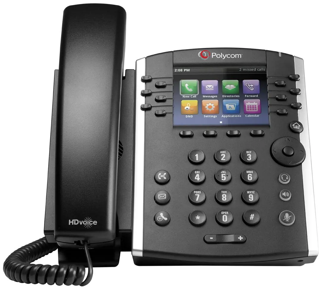Polycom VVX 410 IP Phone controls and buttons
