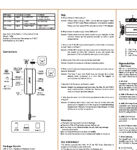 Port layout and connection diagram