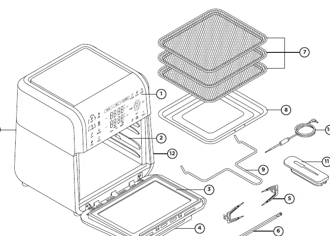 Parts and accessories diagram