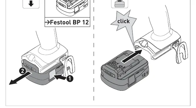 Battery insertion and removal