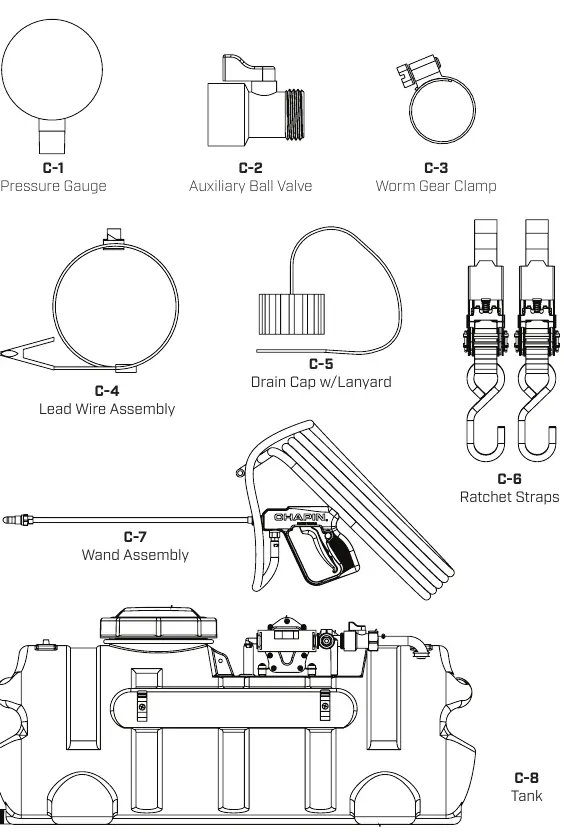 Parts identification diagram