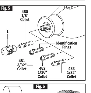 Collet identification chart