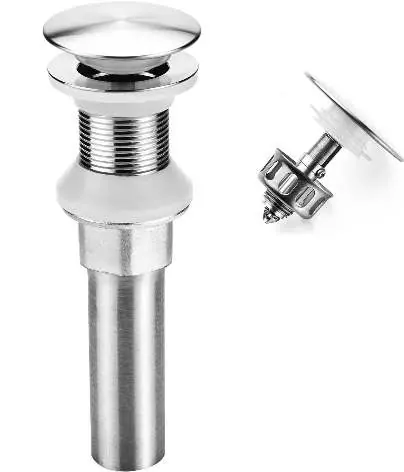 Identify the pop-up drain components.