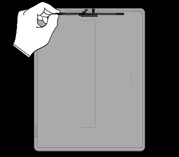 Remove the top internal component.