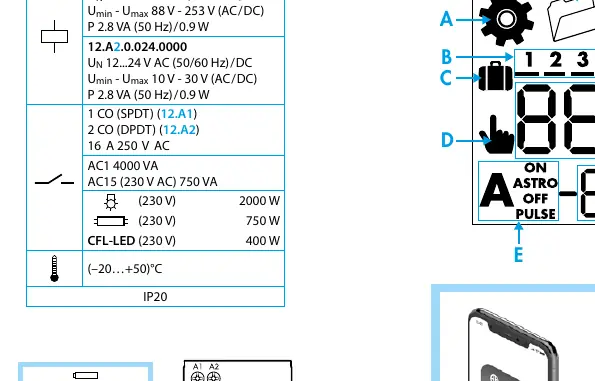 Display indicators and joystick navigation