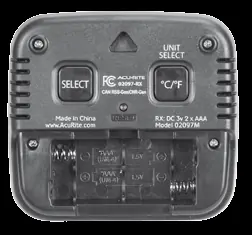 Installing batteries in the display unit