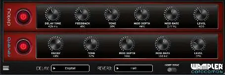 Catacombs plugin interface in Rack Mode