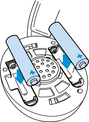 Battery insertion steps