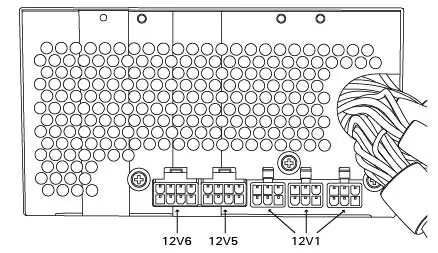 Rear panel modular connectors