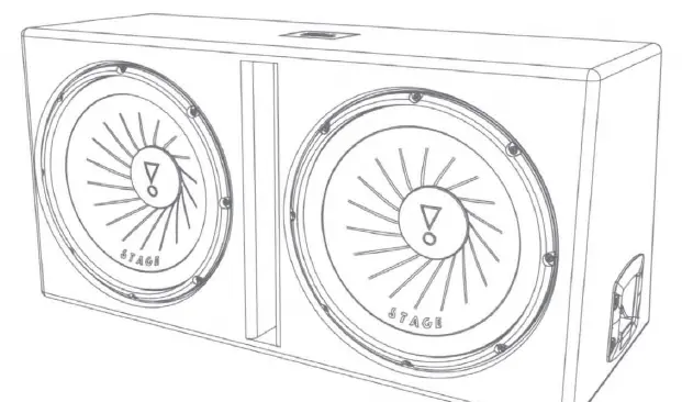 JBL STAGE 1200D Subwoofer enclosure