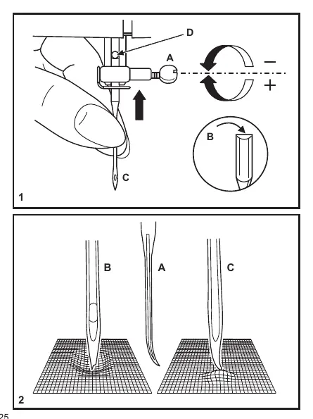 Inserting and changing needles