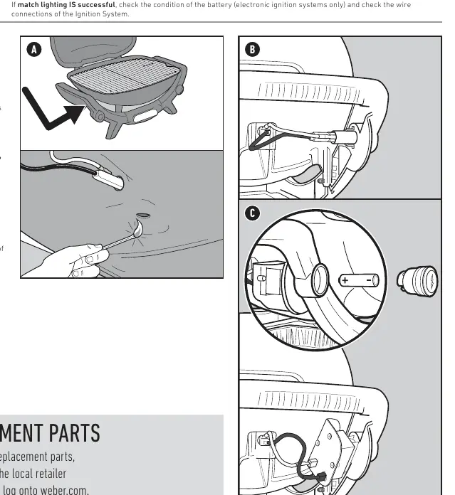 Manual match lighting