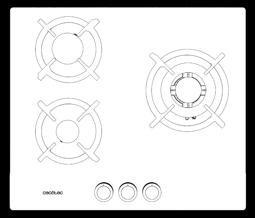 Burner and control layout