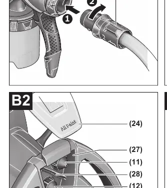 Changing the nozzle cap