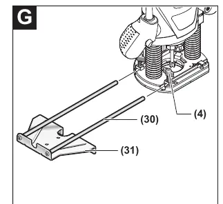 Routing with a parallel guide (Figure G).