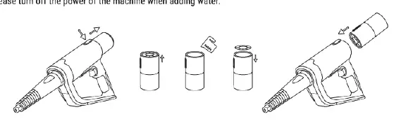 Installation of the powerful nozzle and brushes