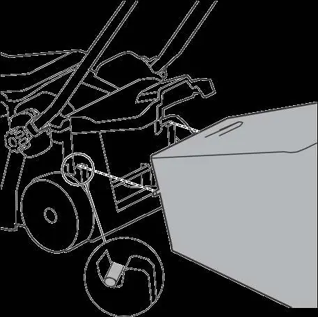 Grass catcher installation