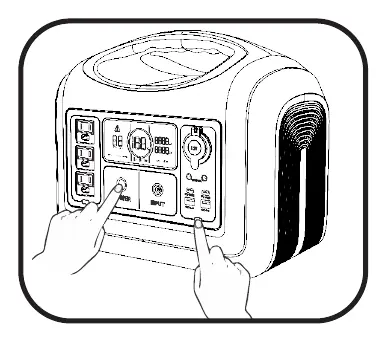 Frequency switching procedure