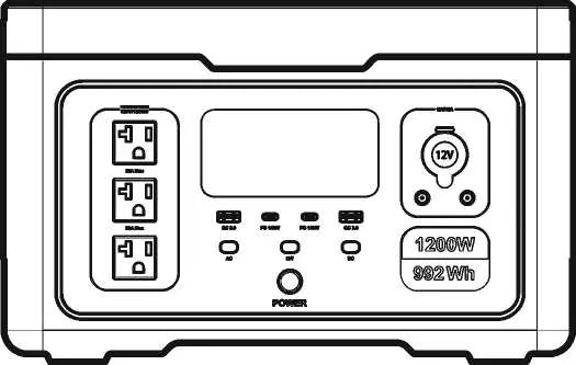 Front panel controls and ports