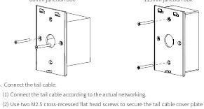 Bracket mounting on junction boxes