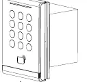 Securing the card reader to the bracket