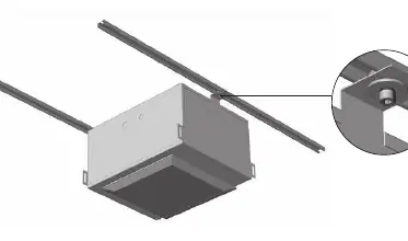 Unistrut roof rail system mounting