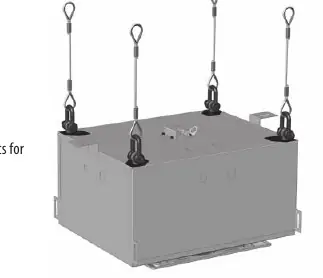 Flying installation using eyebolts