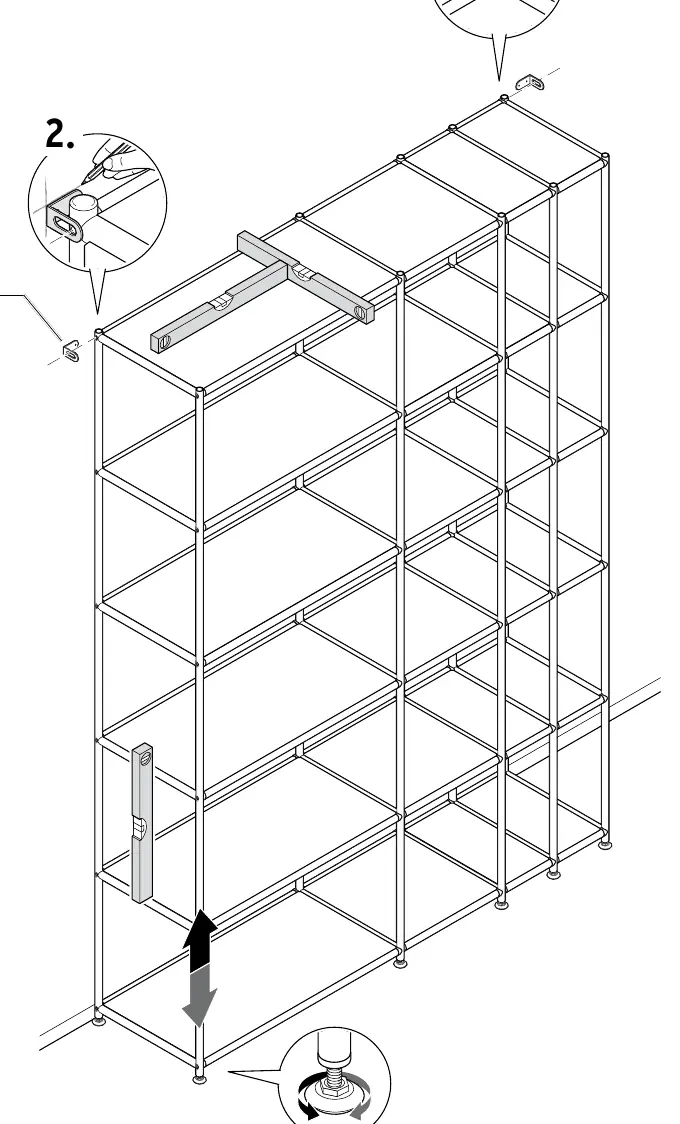 Wall mounting procedure