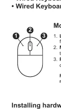 Mouse button layout