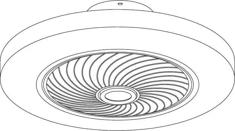 Overview of the ceiling fan unit