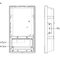 Rear and side view showing interfaces