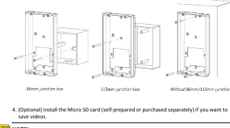 Bracket mounting options for different junction boxes