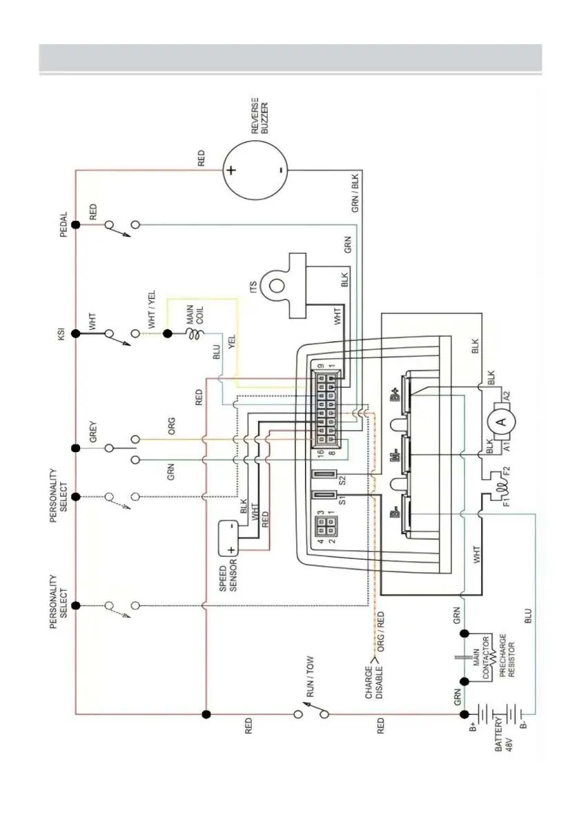 Wiring diagram for the 1206HB-5201 controller