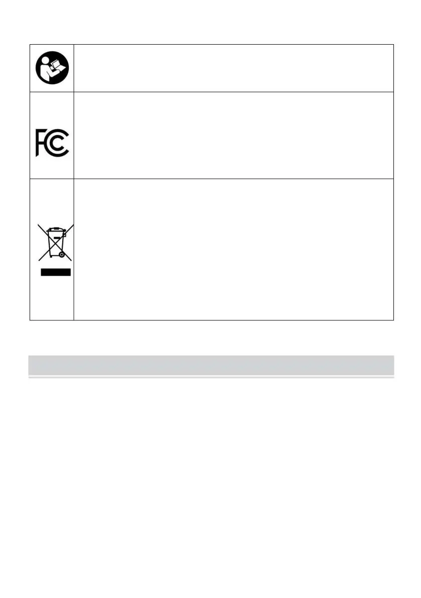 Safety and compliance symbols.
