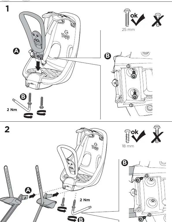 Seat assembly steps