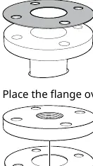 Flange installation steps