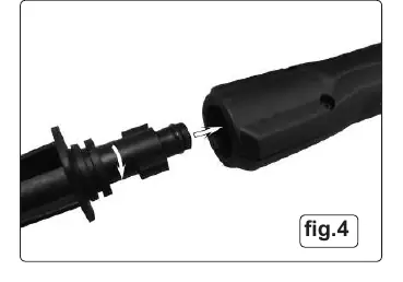 Assembling the lance and nozzle