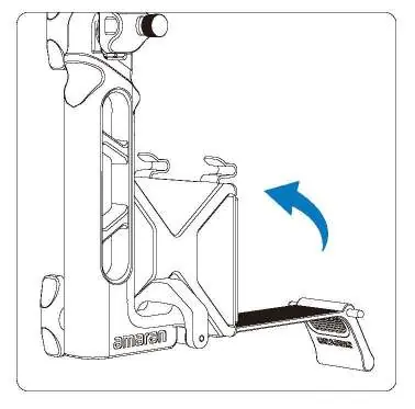 Attaching the handle to the light