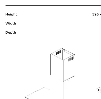 Dimensions of the Wall Rangehood